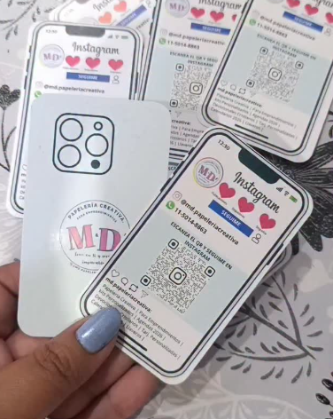 Producto - 100 TARJETAS IPHONE QR