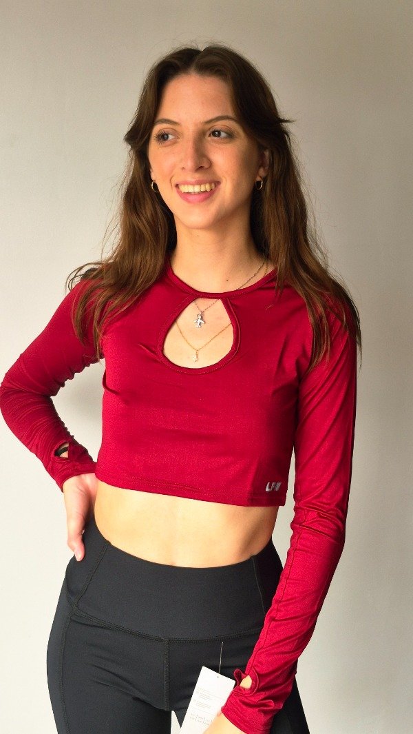 Producto - REMERA LOW VINO