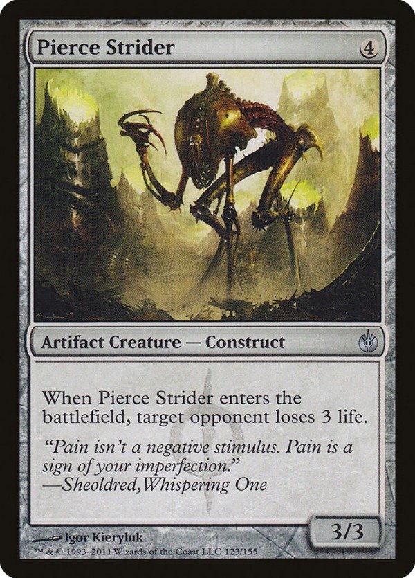 Producto - Pierce Strider #123  Mirrodin Besieged