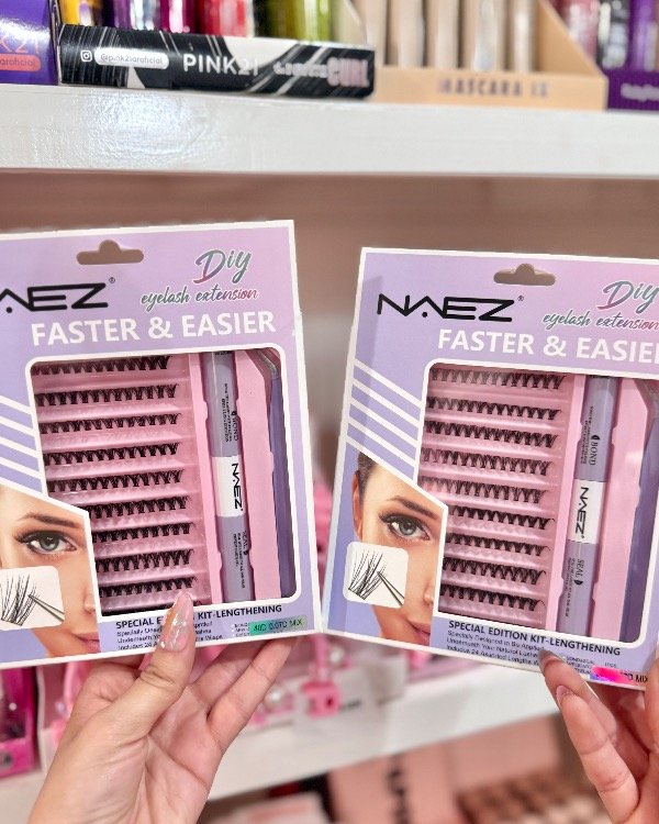 Producto - Kit de Pestañas DIY con Pegamento Bond and Seal y Pinza de Aplicación NAEZ