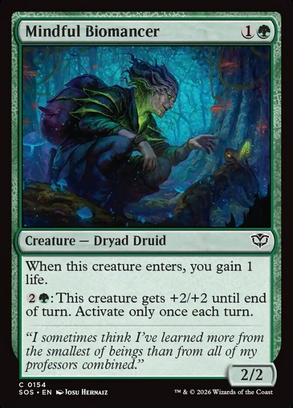 Producto - Mindful Biomancer #154  Secrets of Strixhaven