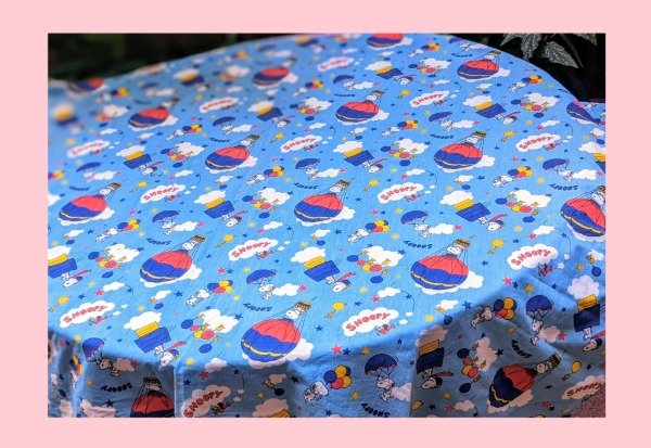 Producto - Snoopy Sábana Mantel 80s