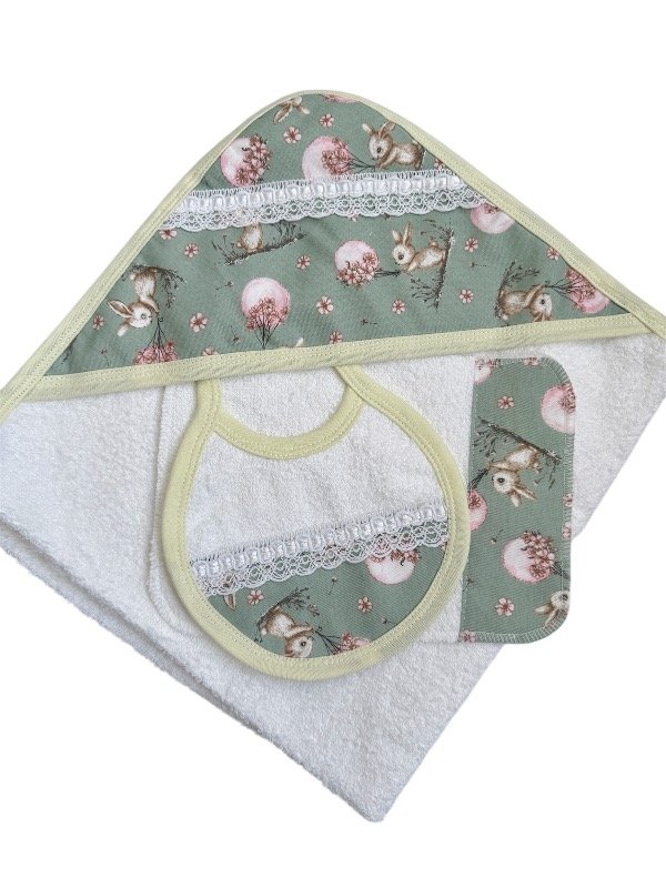 Producto - Toalla Babita Babero verde