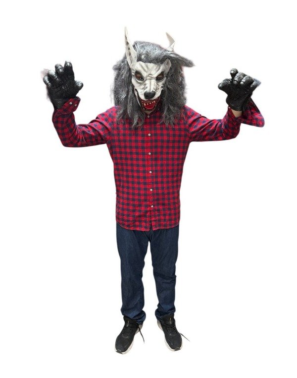 Producto - Hombre Lobo con Máscara de Látex