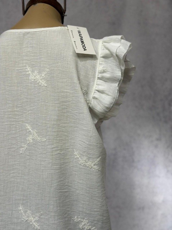 Producto - BLUSA KALA BLANCA LINO BORDADA - 4
