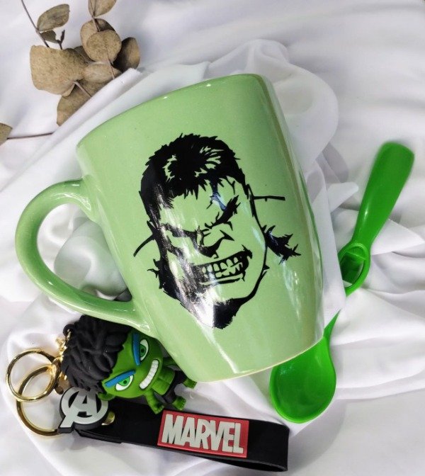 Producto - TAZA Y LLAVERO DE HULK