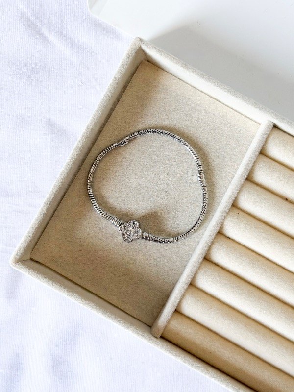 Producto - Pulsera trébol estilo Pandora-acero quirúrgico