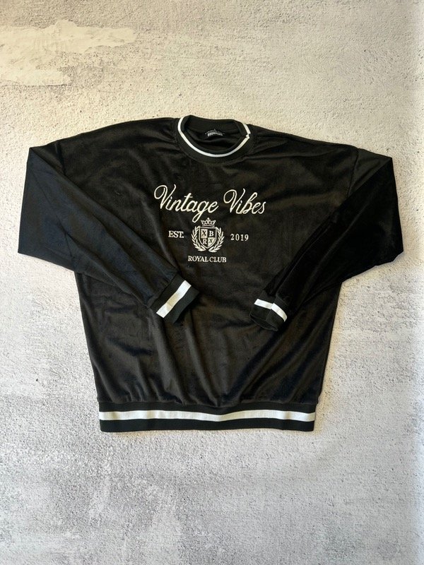 Producto - Buzito Vintage Vibes Negro