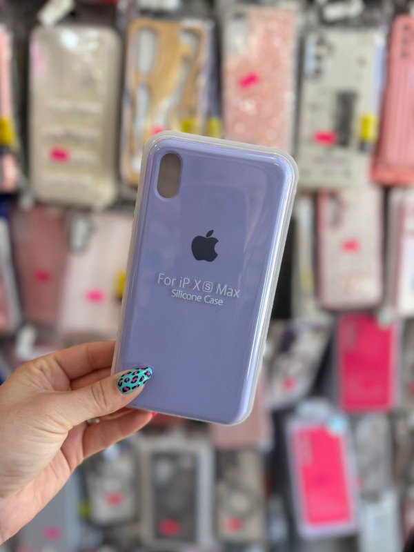 Producto - Silicone Case Iphone XS MAX lila