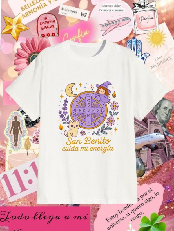 Producto - Remera san Benito místico