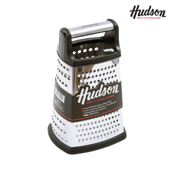 Producto - RALLADOR DE 4 CARAS ACERO INOXIDABLE HUDSON (cod. 2203)