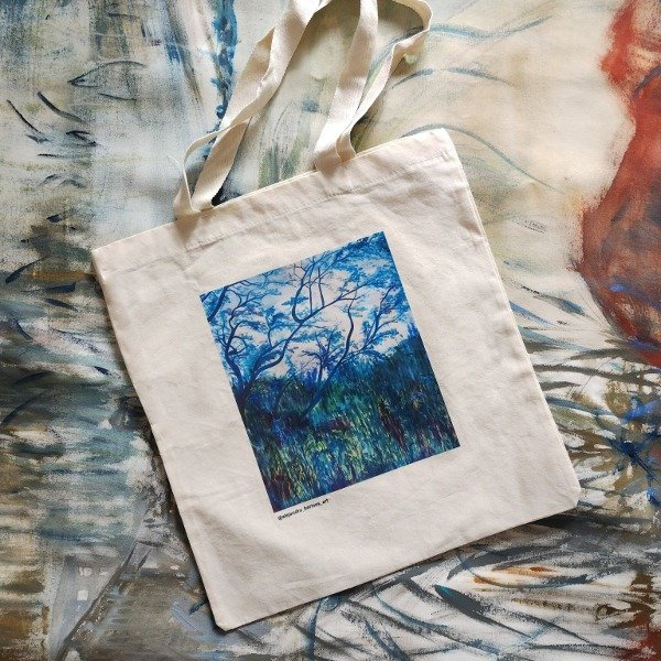 Producto - Tote paisaje azules