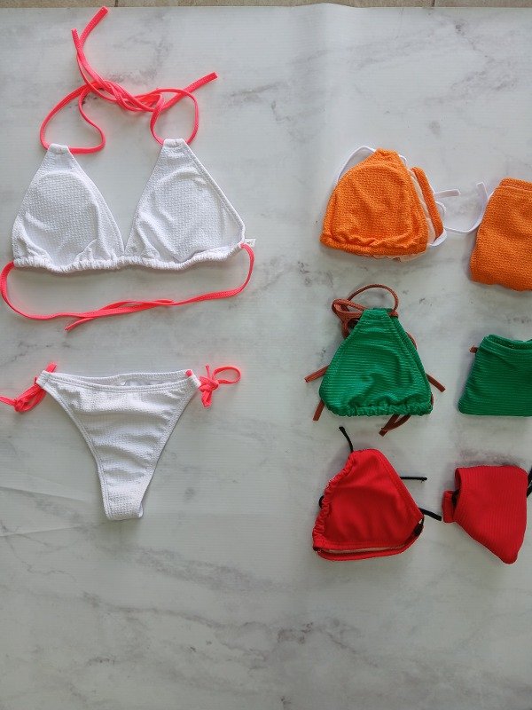 Producto - Bikini doble tira, texturada