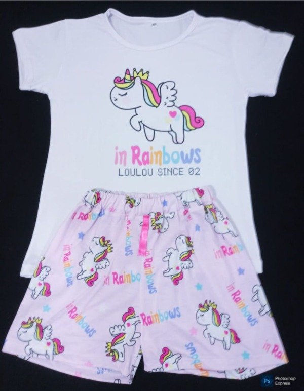 Producto - Pijama Corto UNICORNIO - COD 757