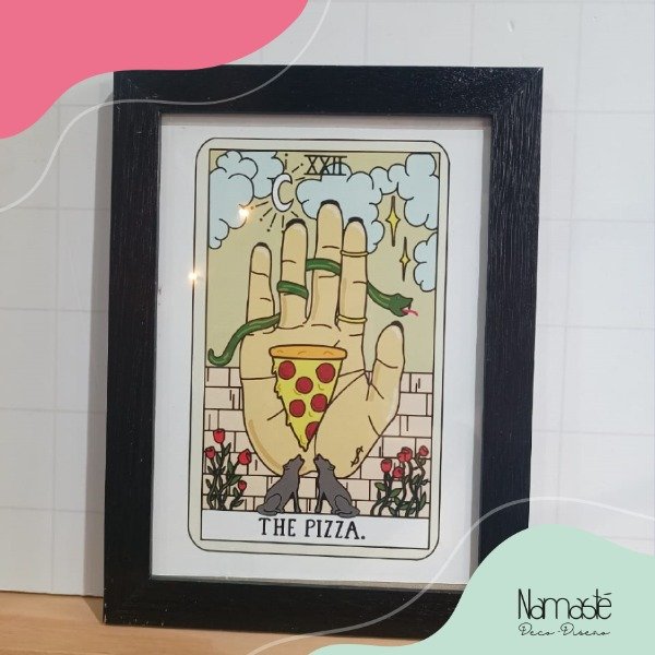Producto - Cuadro Carta Pizza chico