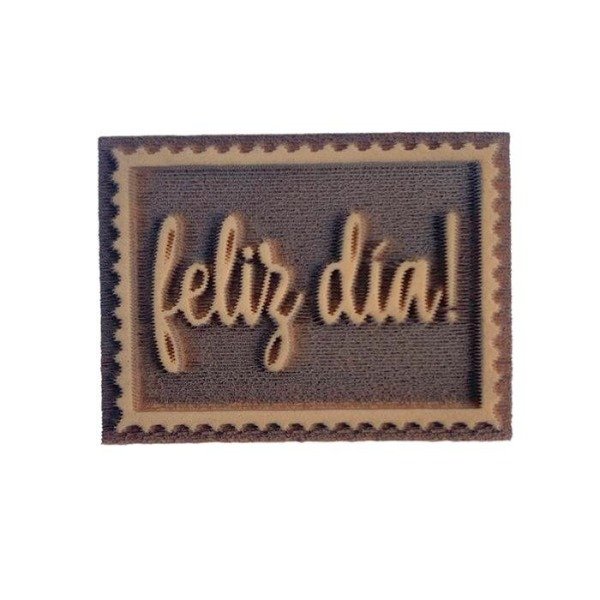 Producto - Felíz Día 3x4cm
