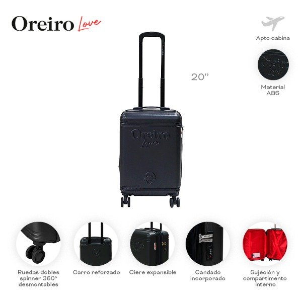 Producto - VALIJA CARRY ON 20 PULG OREIRO 31274