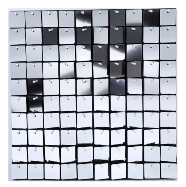 Producto - Shimmer wall plateado