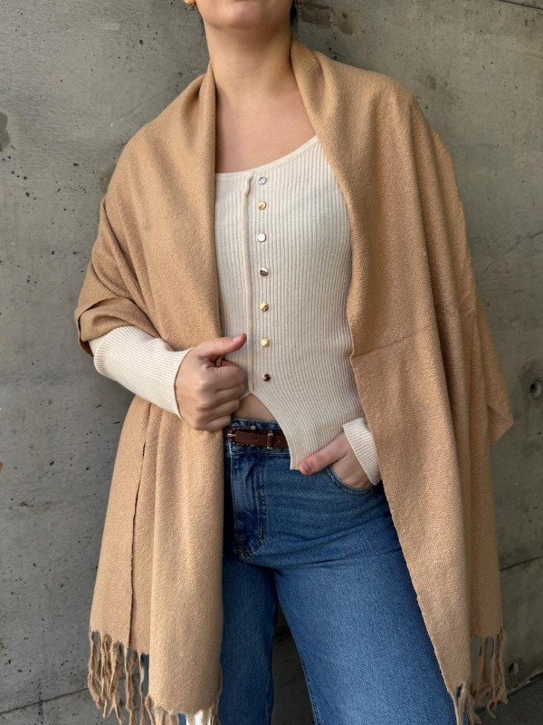 Producto - Bufandón NUBELIS BEIGE