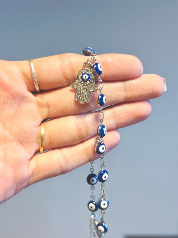 Producto - Tobillera Hamsa Azul