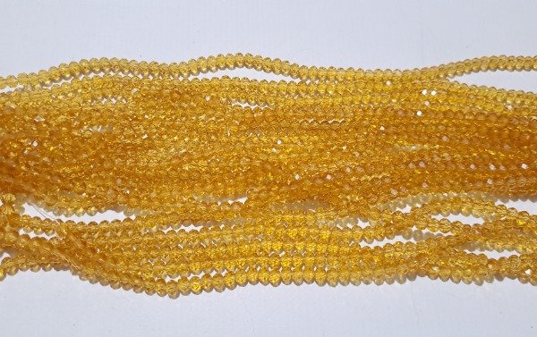 Producto - Cristal de Roca Dorado Traslúcido 3 mm