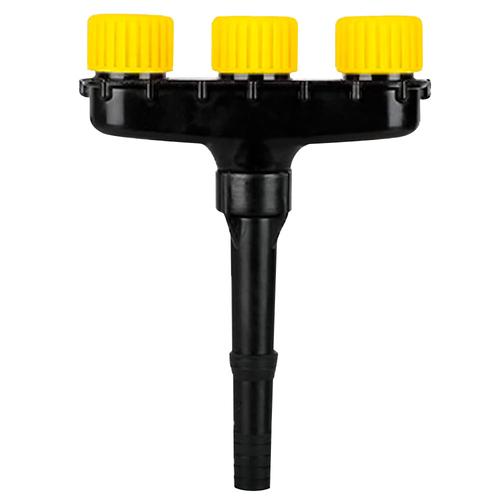 Producto - Boquillas atomizadoras p/cesped, agricultura y jardin -3 cabezales ajustables
