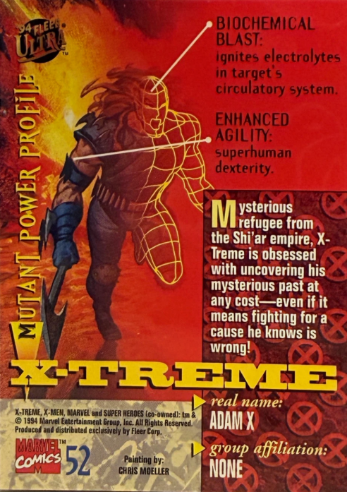 Producto - 1994 Fleer Ultra X-Men #52 - X-Treme - 1