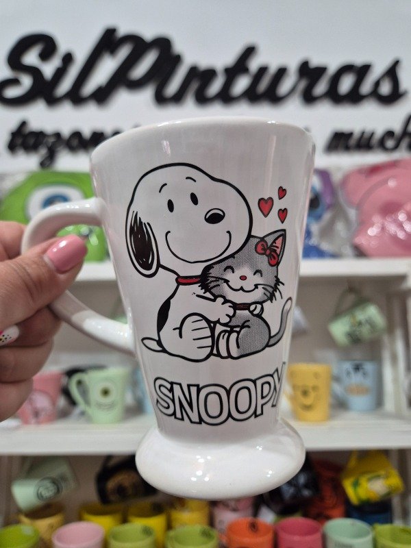 Producto - Taza choco cónica Snoopy