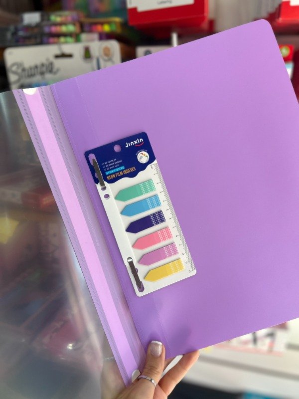 Producto - Regla con señaladores pastel  120 unidades p/carpeta