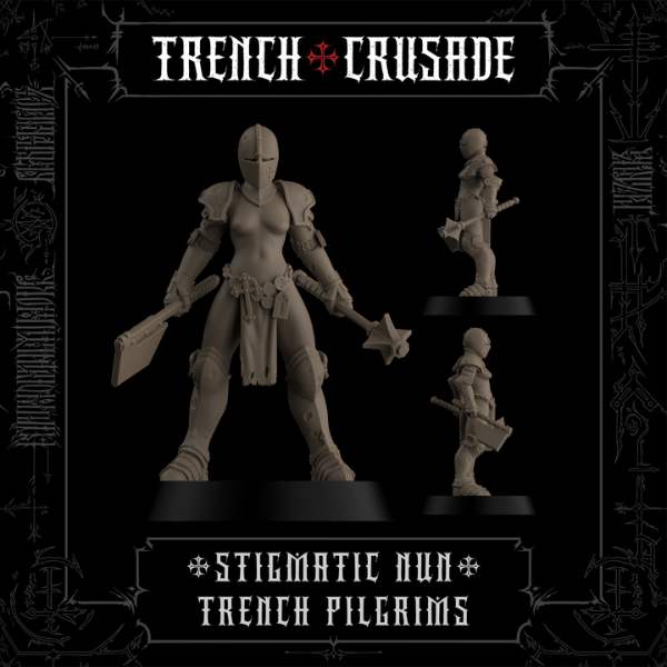 Producto - Stigmatic Nun con hacha y mazo