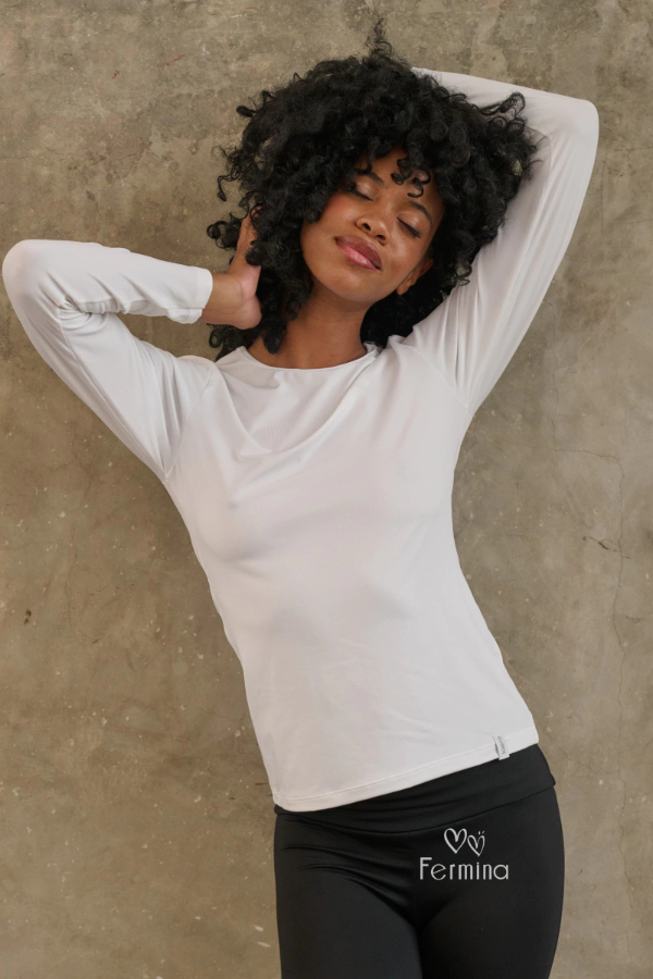 Producto - CAMISETA TERMICA CON FRISA BLANCA - ART. A405 8440 14009 (Talle 1, 2, 3, 4, 5)