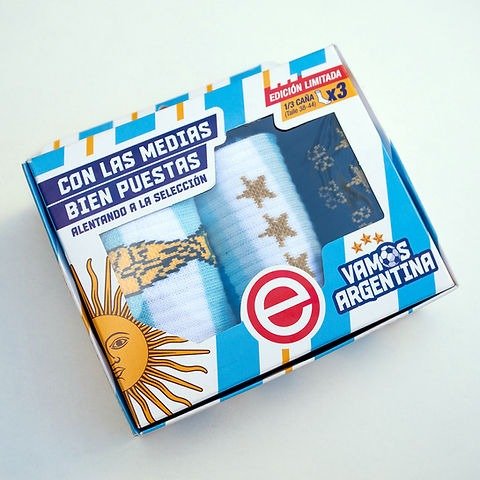 Producto - PACK X 3 MEDIAS MUNDIAL ELEMENTO HOMBRE