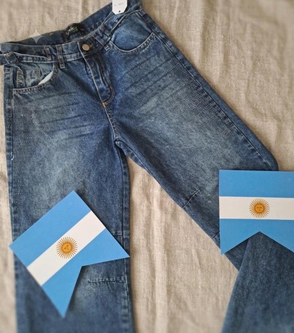 Producto - JEAN HEBILLA REGULABLE STRASS