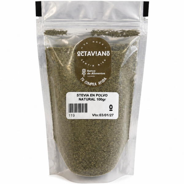 Producto - STEVIA EN POLVO NATURAL 100gr