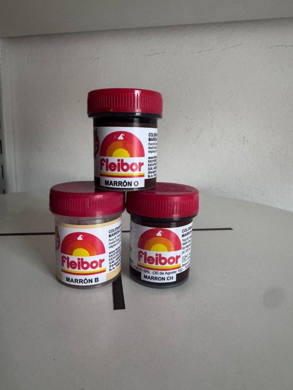 Producto - Colorante en Pasta Fleibor Marrón x 15 gr