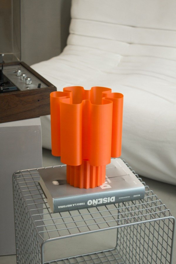 Producto - Lampara Flower Naranja - 0