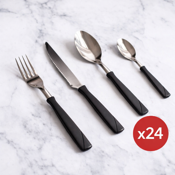 Producto - JUEGO DE CUBIERTOS X24 KIT - EXPO CAROLA