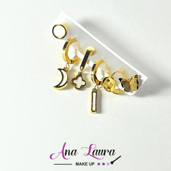 Producto - Pack de 3 aros dorados