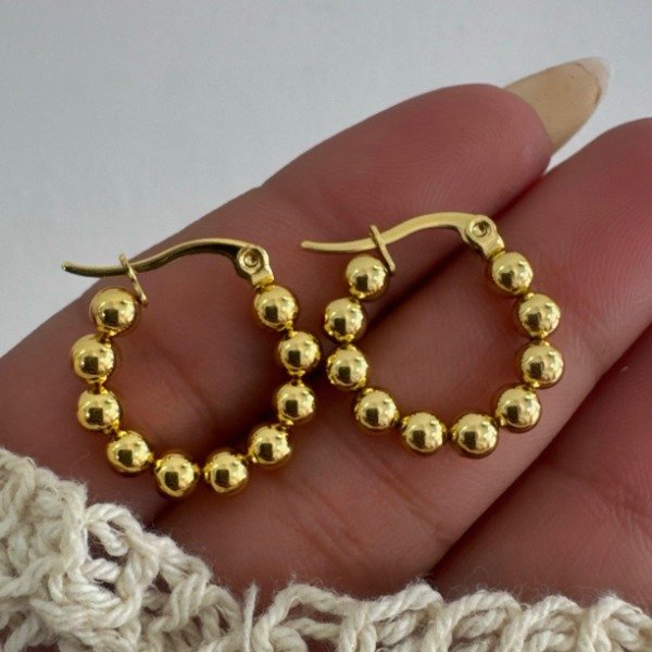 Producto - ARGOLLITAS DORADAS ABUNDANCIA 20MM