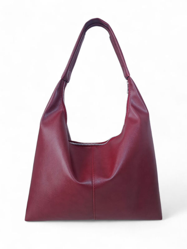 Producto - Hobo napa bordó