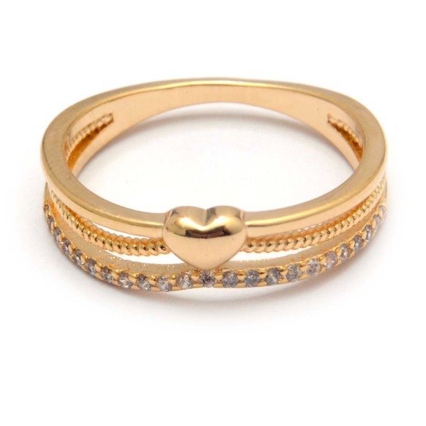Producto - Anillo Corazón Con Micropave