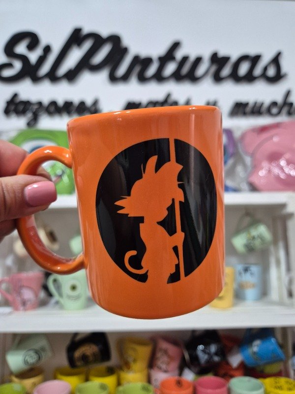 Producto - Taza recta color Dragon Ball Goku