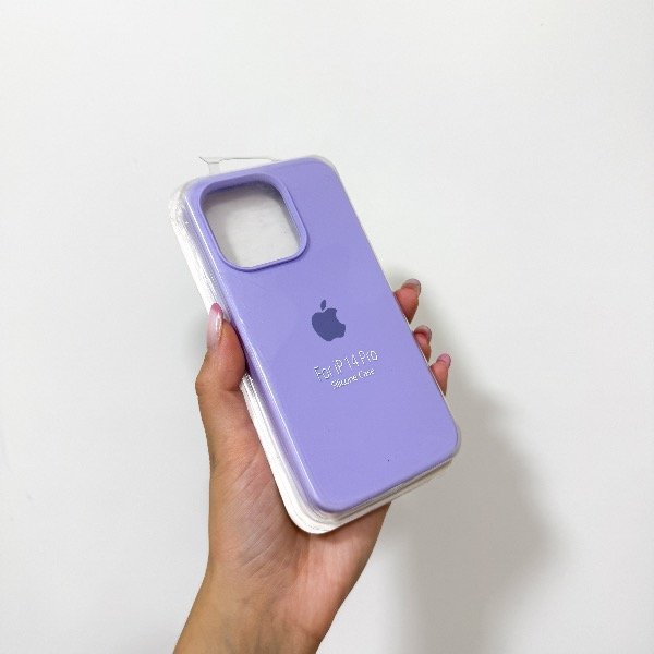 Producto - 20.Silicone case lila claro