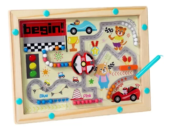 Producto - Juego Laberinto Magnético Autos