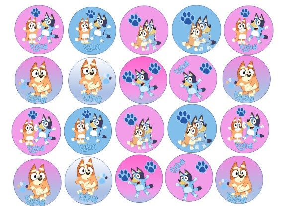 Producto - LAMINA BLUEY 6