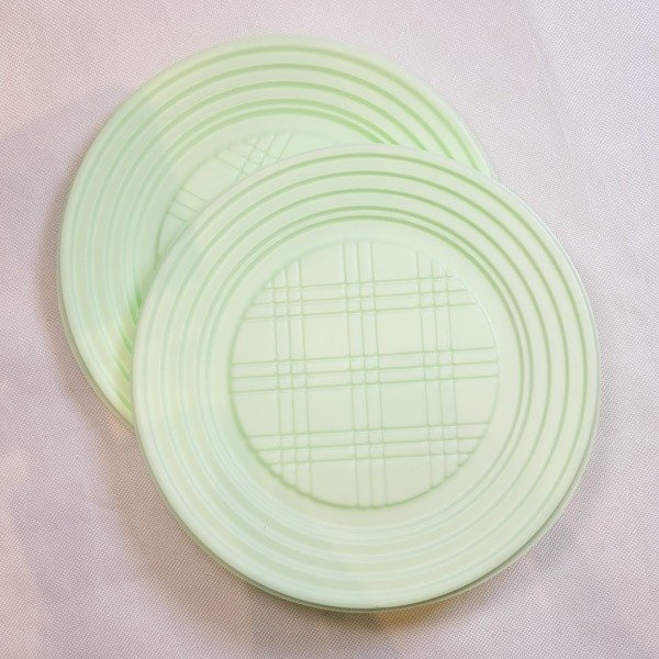 Producto - Platos plasticos chicos color aqua pastel 17x17cm x48un