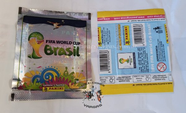 Producto - BLISTER DE SOBRES  MUNDIAL BRASIL 2014 X 10U - SOBRES - 1