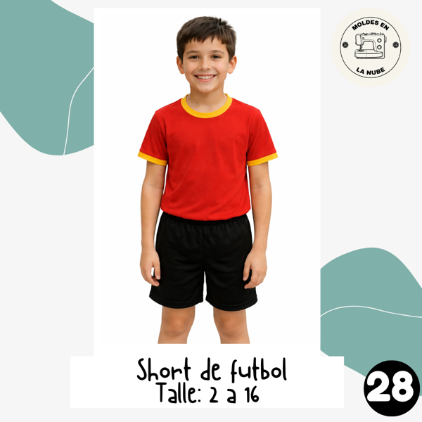 Producto - Short de Futbol Infantil