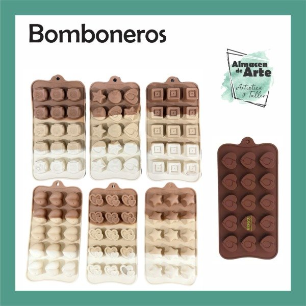 Producto - Molde Silicona Bombonero x 15