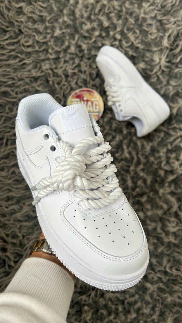 Producto - AIR FORCE 1 ROPE LACES TRIPLE WHITE - 1